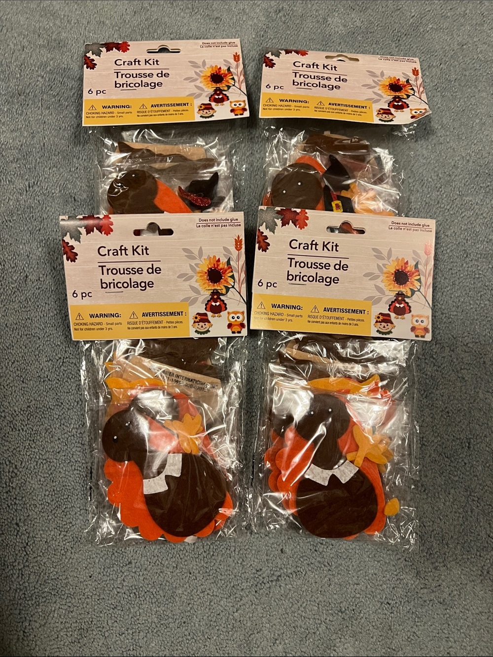 Autumn Turkey Craft Kit Bundle